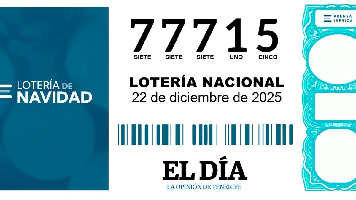 77715, un quinto premio en Tenerife