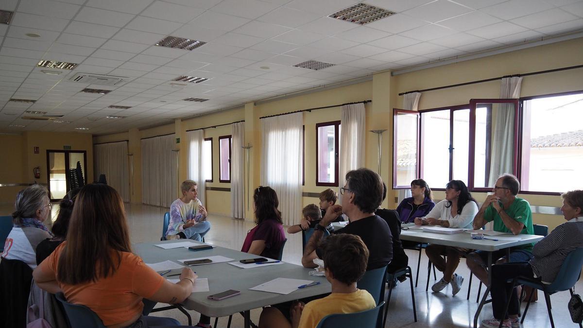 Imagen de Ruth Caudeli en el taller de cortos
