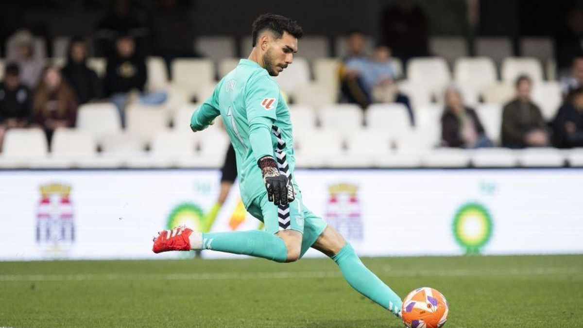 Dani Martín, en un partido de la temporada pasada.