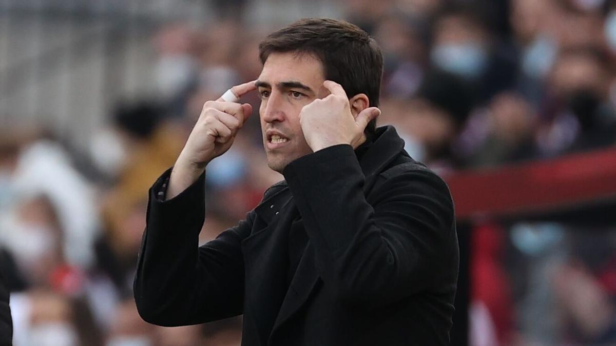 Andoni Iraola, entrenador del Rayo Vallecano