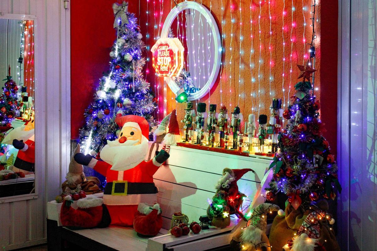 Iluminación en el Jardín de Molleda