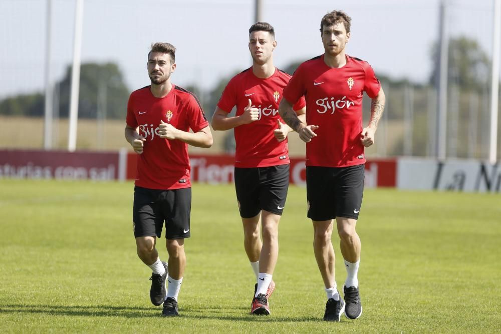 Entrenamiento del Sporting