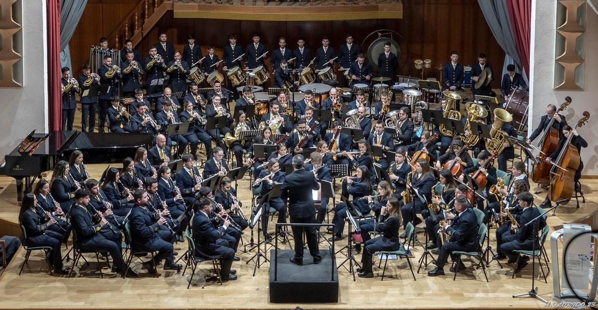 Concierto de Santa Cecilia de la Banda de La Paz en noviembre de 2023.