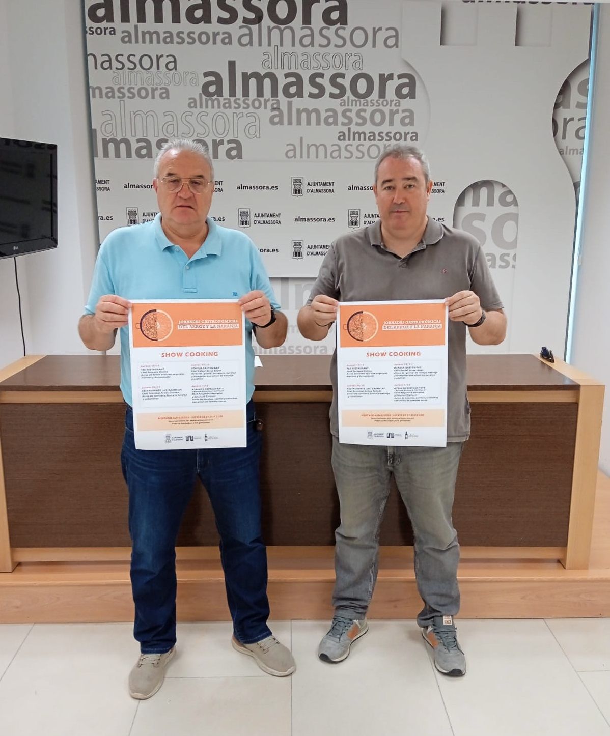 Presentación de las Jornadas Gastronómicas Arroz y Naranja de Almassora.