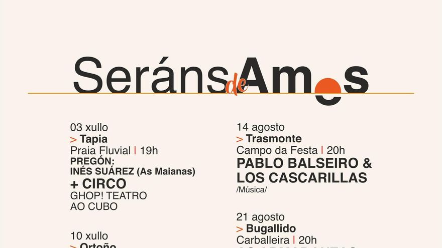 Ames estreará os “Seráns de Ames” en Trasmonte con Pablo Balseiro &amp; Los Cascarillas
