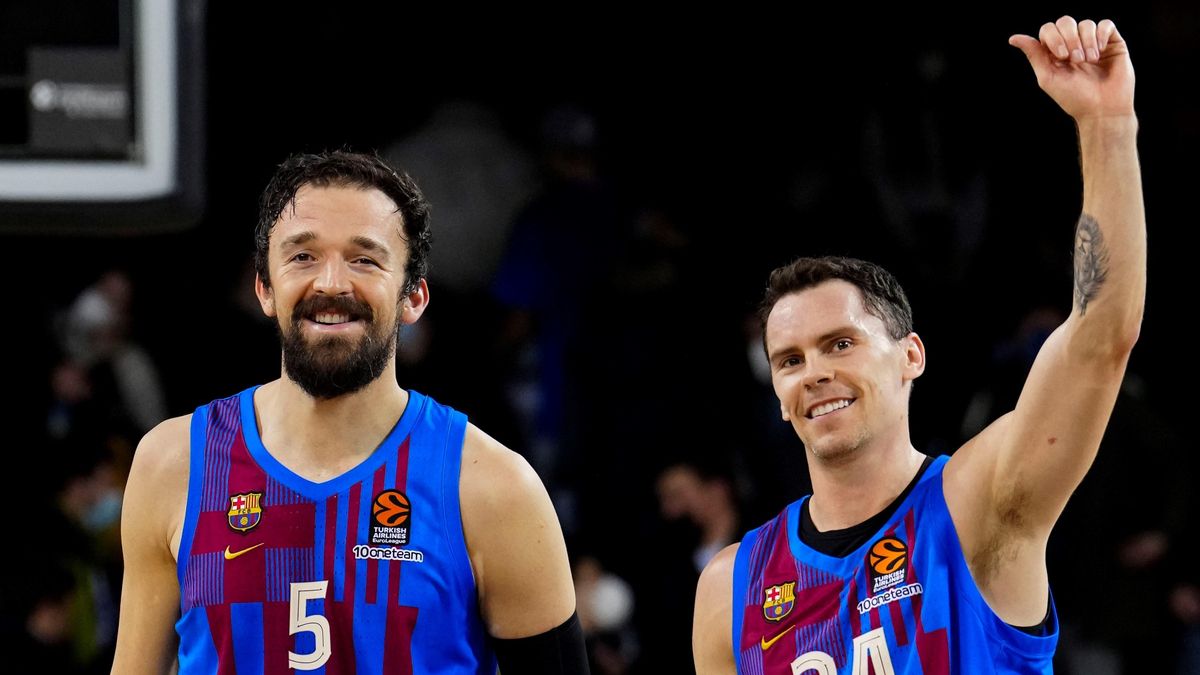 Sanli y Kuric, en el partido ante el Bayern.