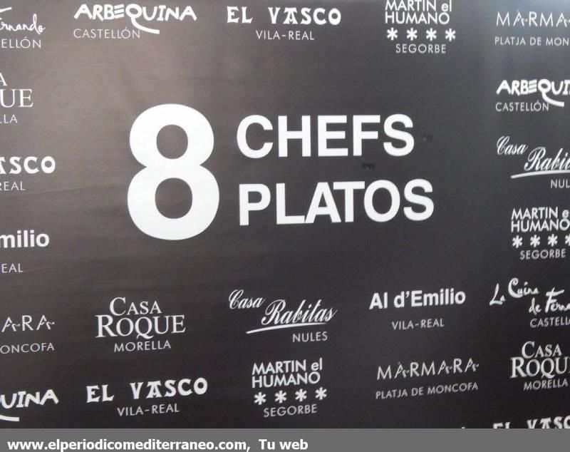 Presentación de la cena 8 chefs 8 platos