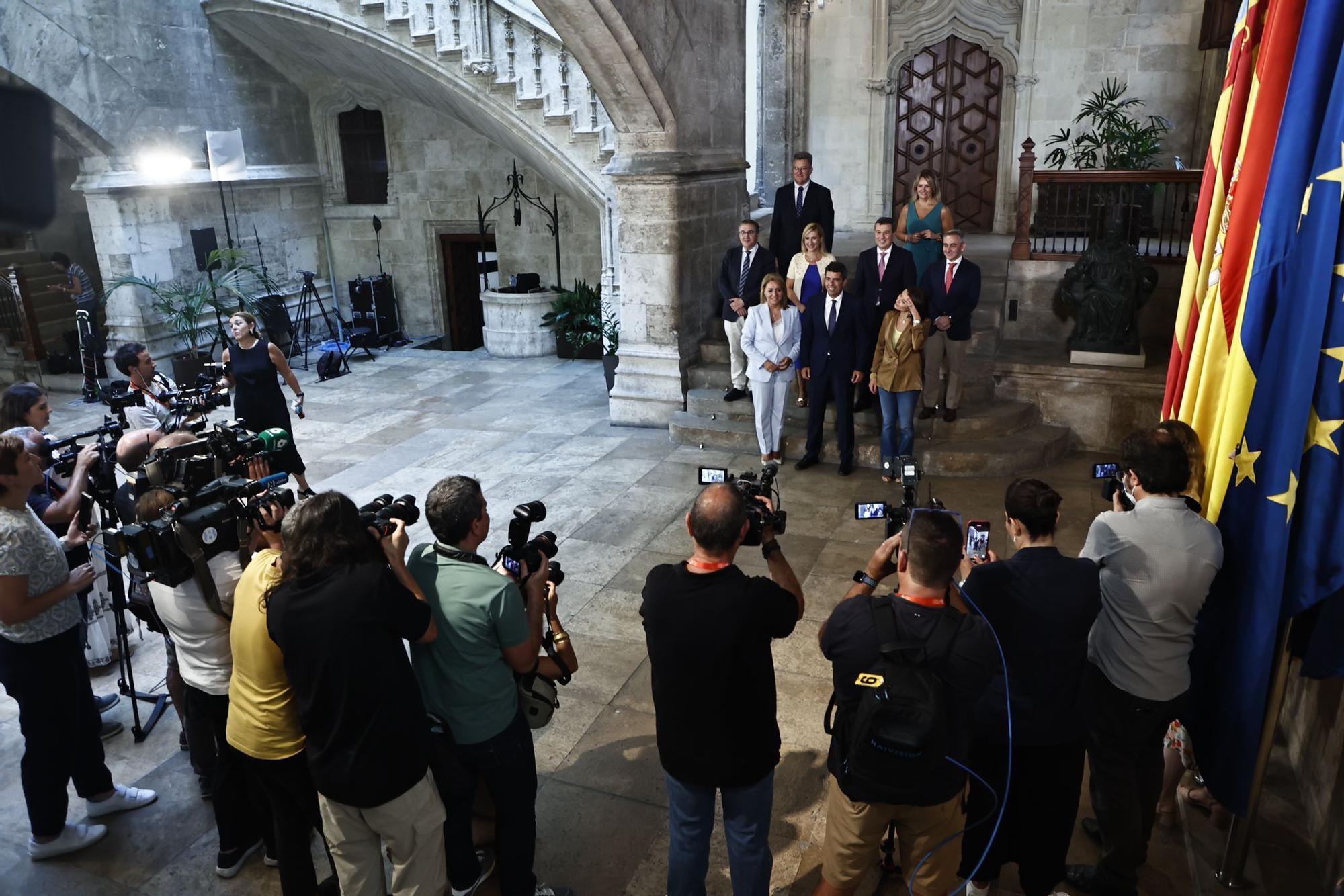 Comparecencia de Carlos Mazón desde el Palau de la Generalitat