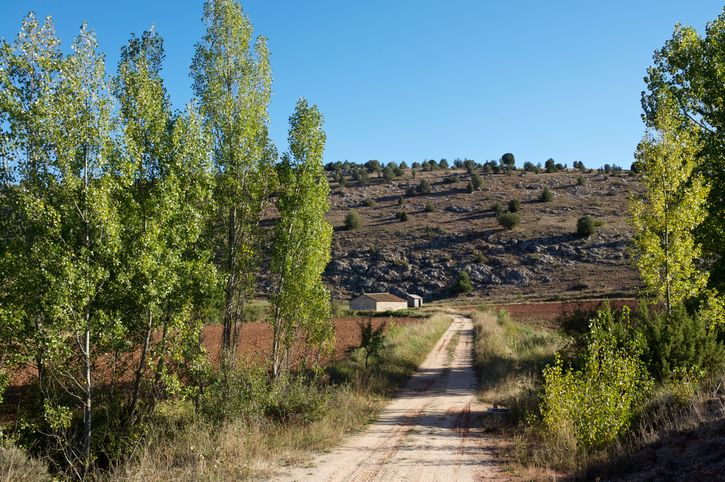 Paisajes únicos en la comarca de Bureba.