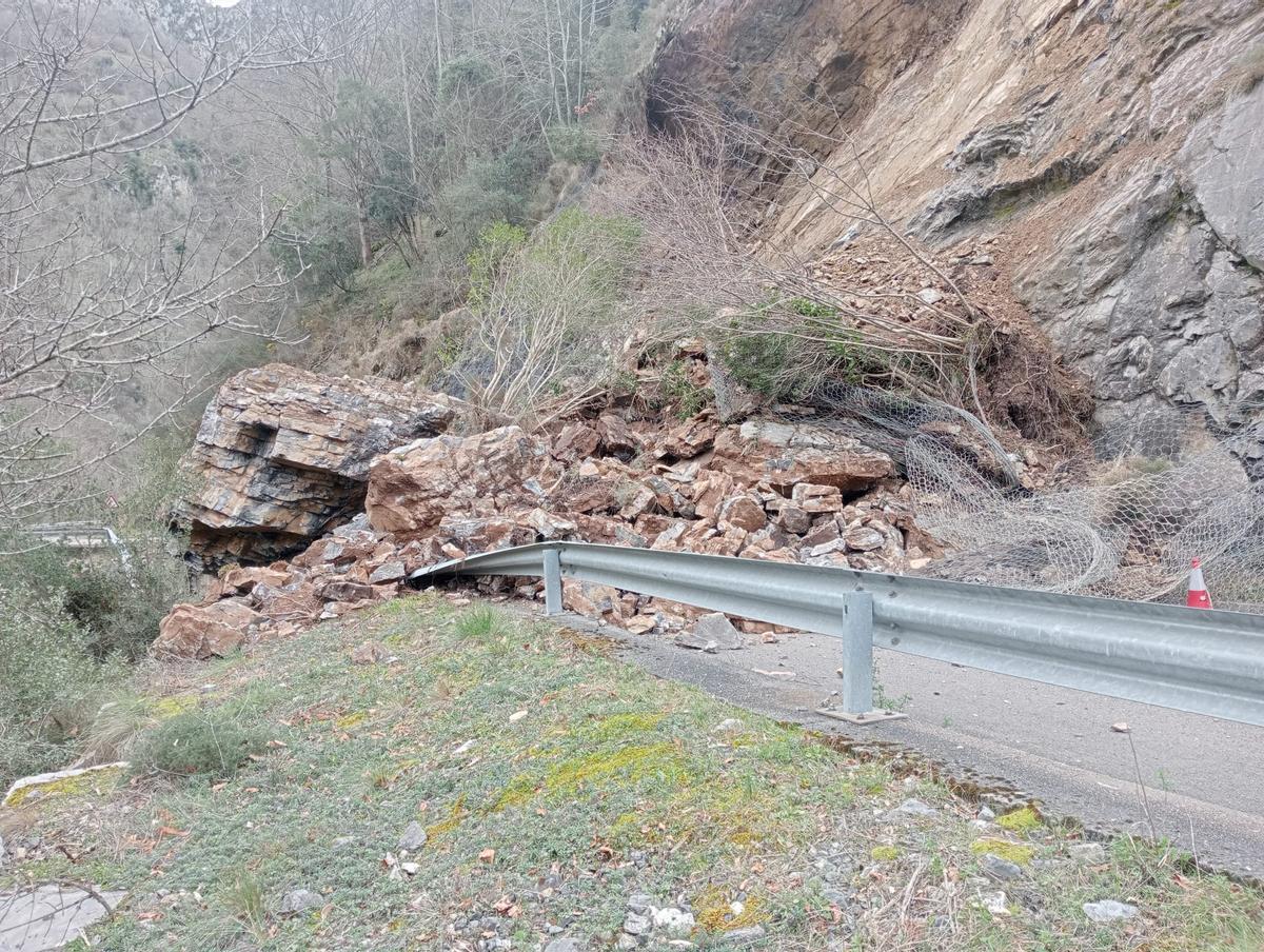 El argayu que sepultó la PO-2.