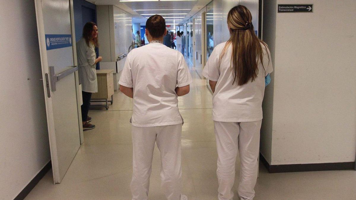 Personal sanitario del Complejo Hospitalario de Ourense. |  Iñaki Osorio