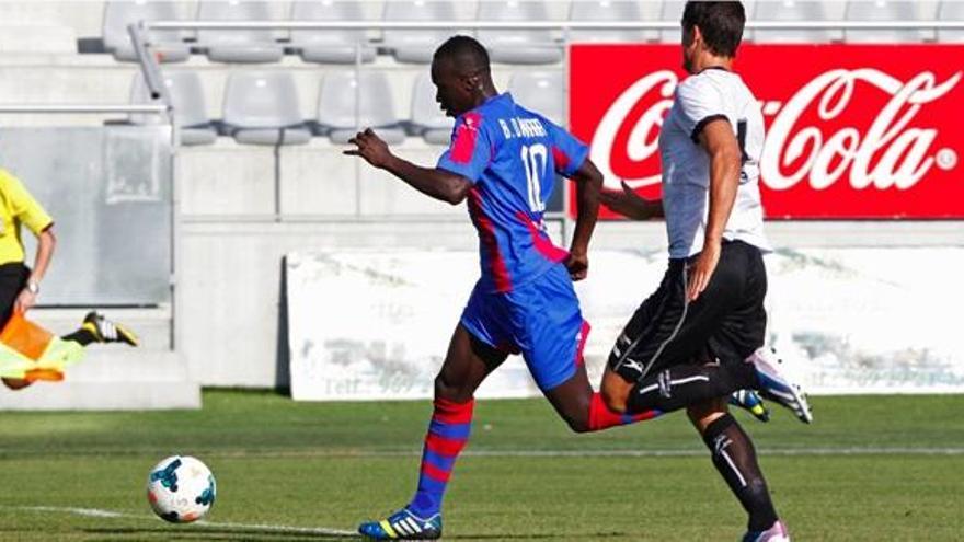 Baba durante el partido en Cuenca