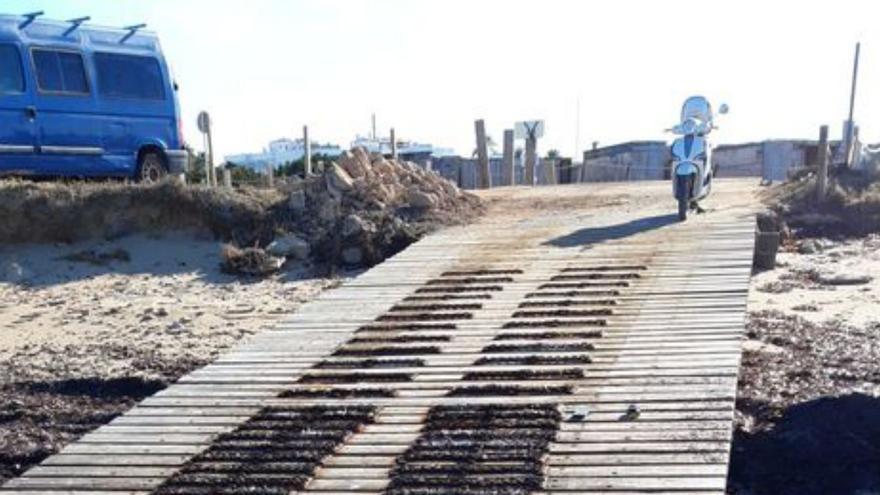 Reparada después de varios meses la rampa para barcas de s’Estany des Peix