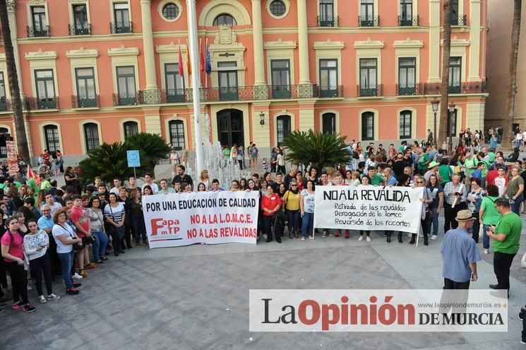 Manifestación contra la LOMCE en Murcia