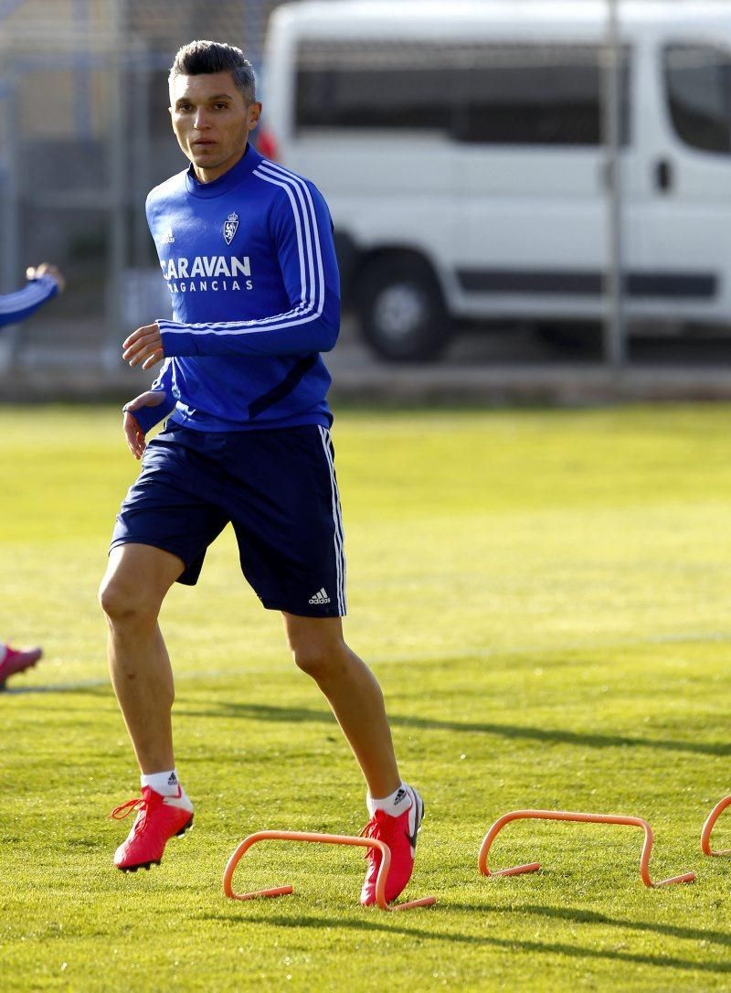 Entrenamiento del Real Zaragoza, 25 de febrero