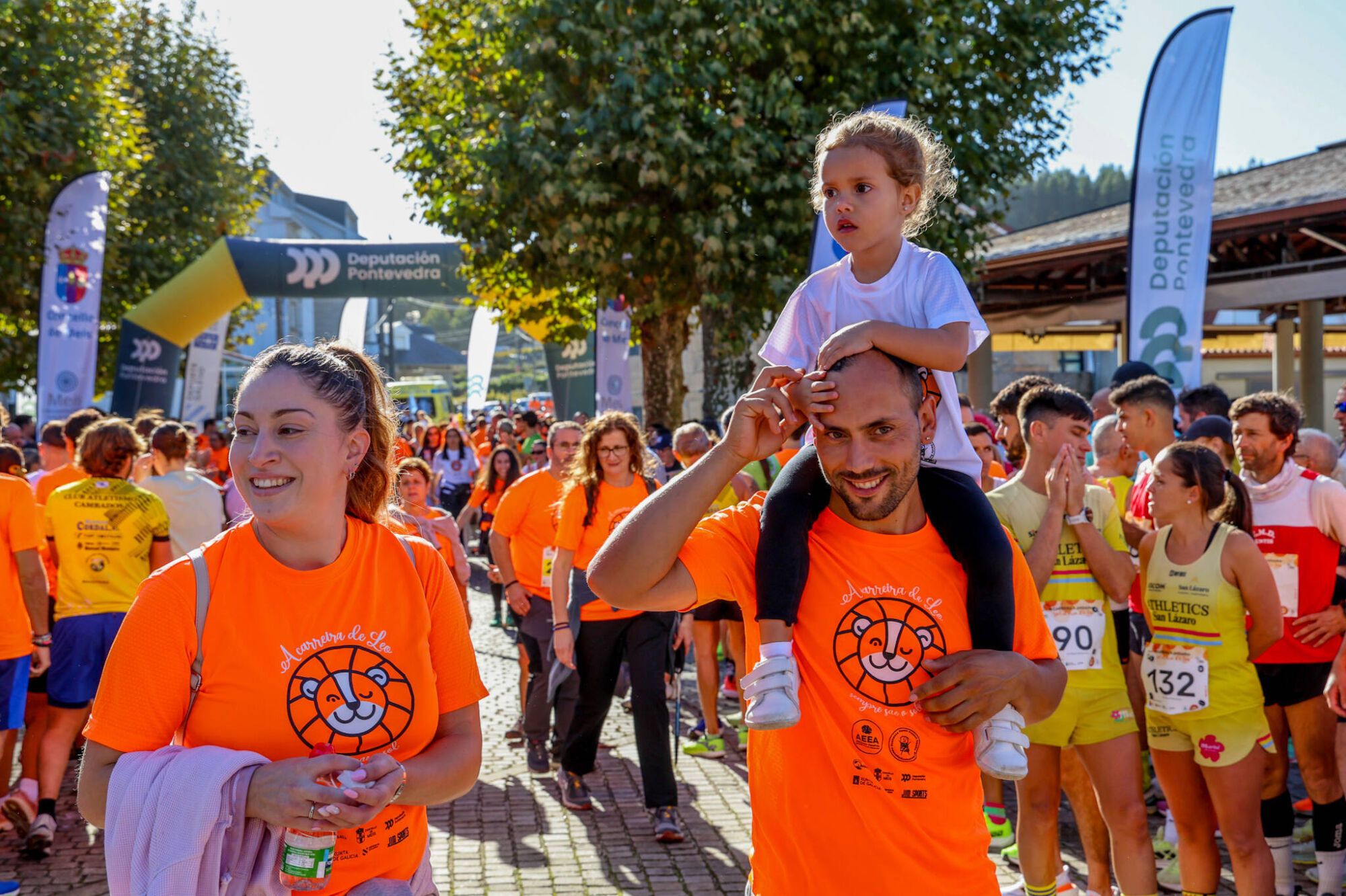 Andaina y carrera solidaria por niños como Leo Diz
