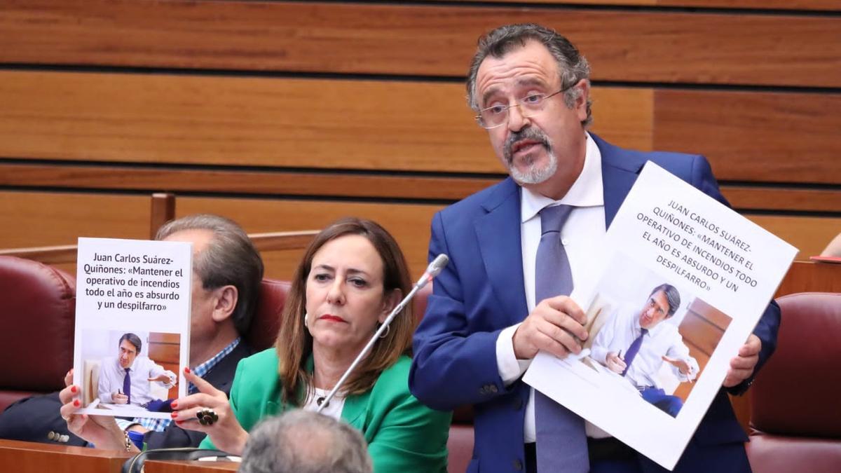 Los socialistas, en una intervención en las Cortes sobre el incendio en La Culebra