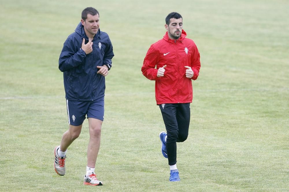 Entrenamiento del Real Sporting