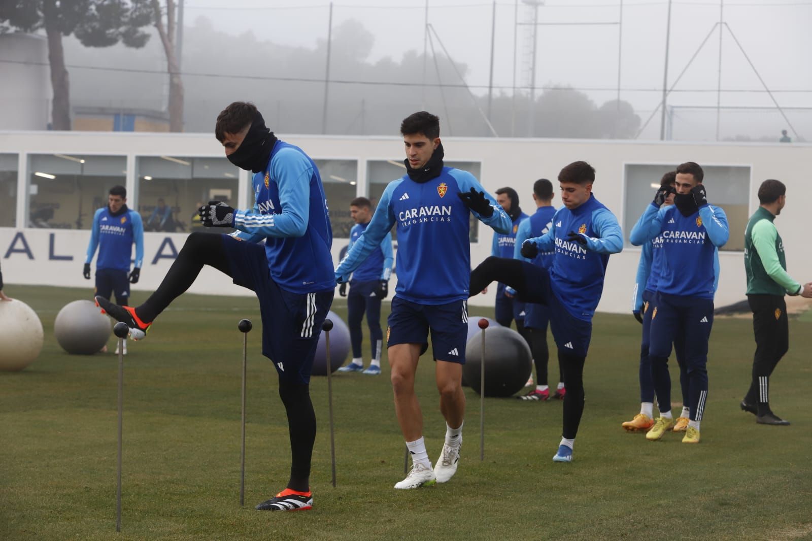 Así ha sido el primer entrenamiento del Real Zaragoza tras las vacaciones de Navidad