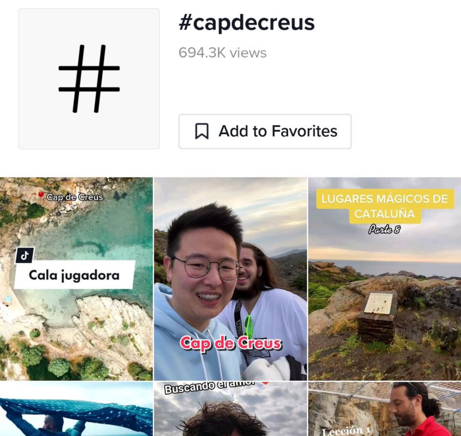 Els vídeos penjats a TikTok amb el hashtag #capdecreus acumulen més de 694.300 visualitzacions