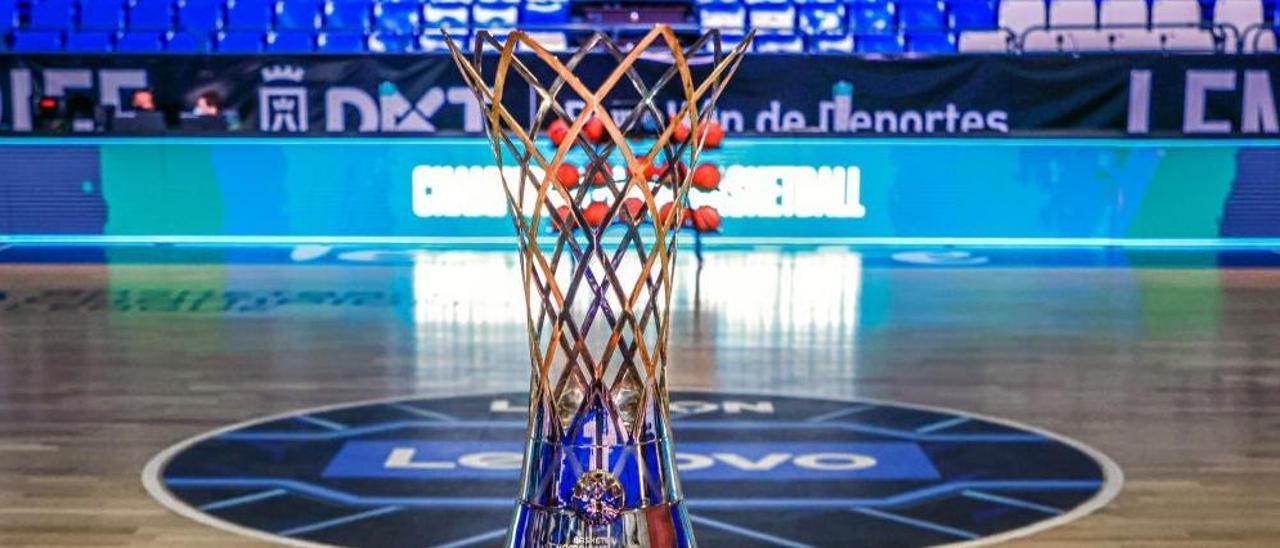 Trofeo de la Basketball Champions League.