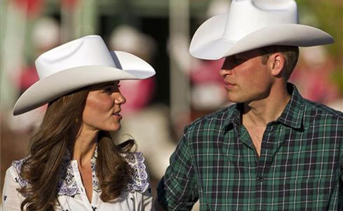 Els ducs de Cambridge, durant una recepció a Calgary (Canadà).