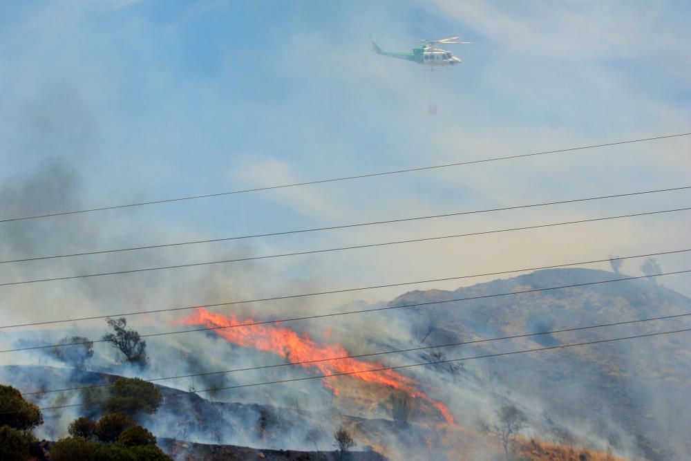 Se declara un incendio en Los Asperones