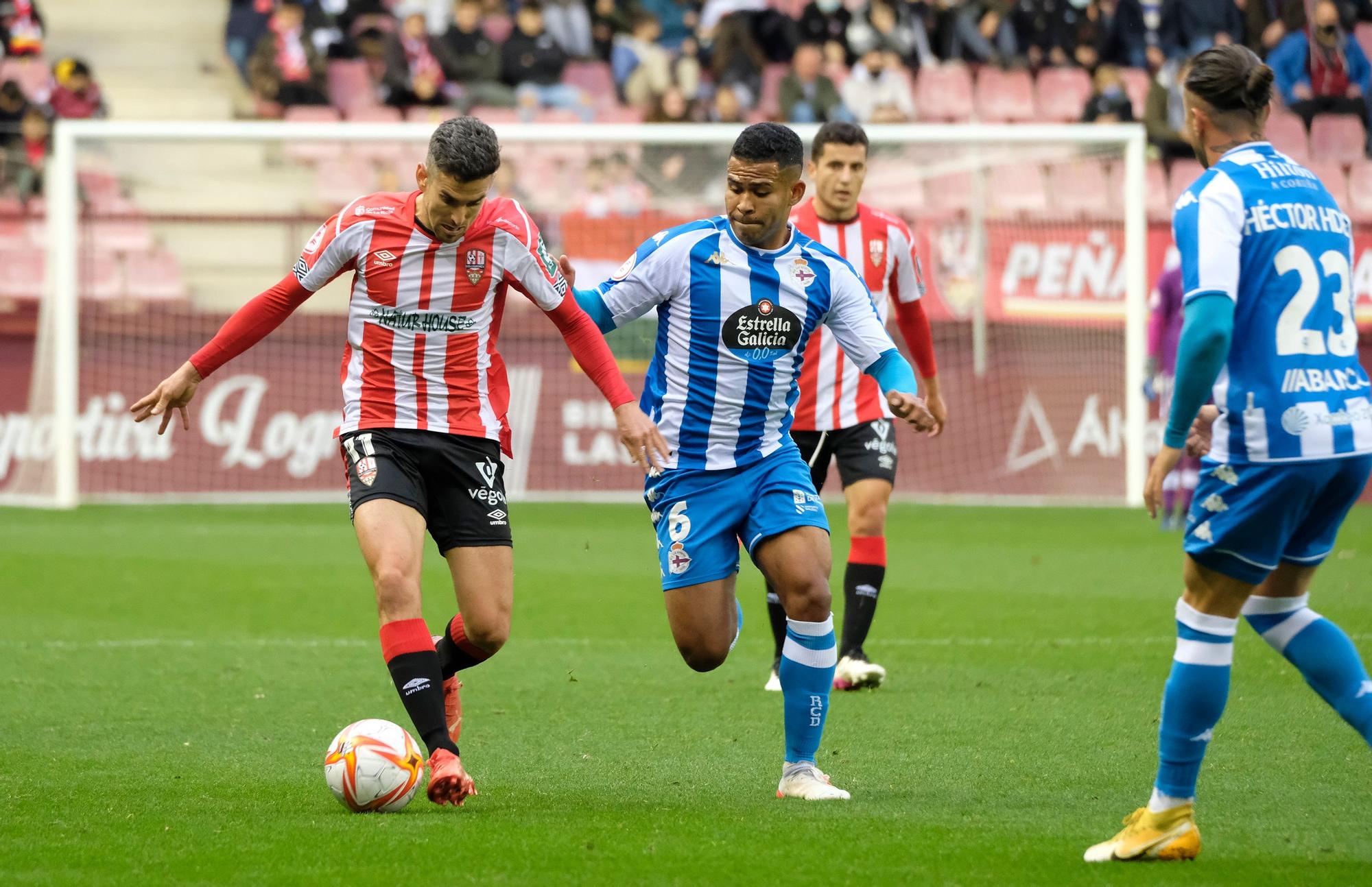 El Dépor le gana 0-1 a la UD Logroñés