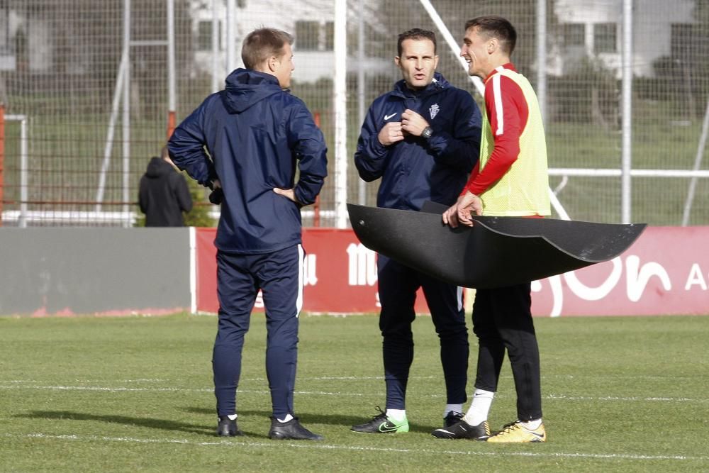 Entrenamiento del Sporting