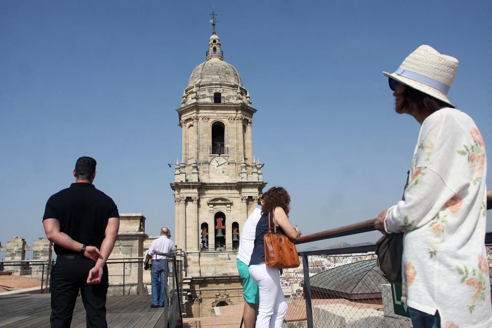 Vistas desde la cubierta de la Catedral de Málaga