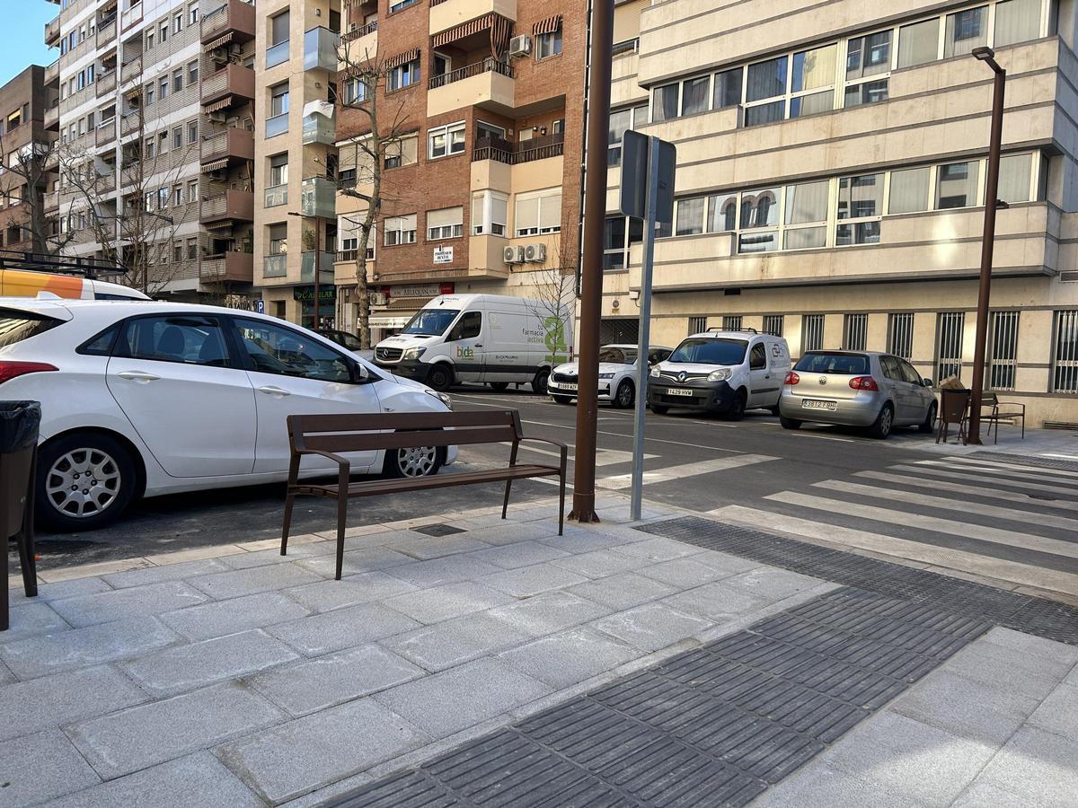 Así ha quedado la plaza de Portugal.