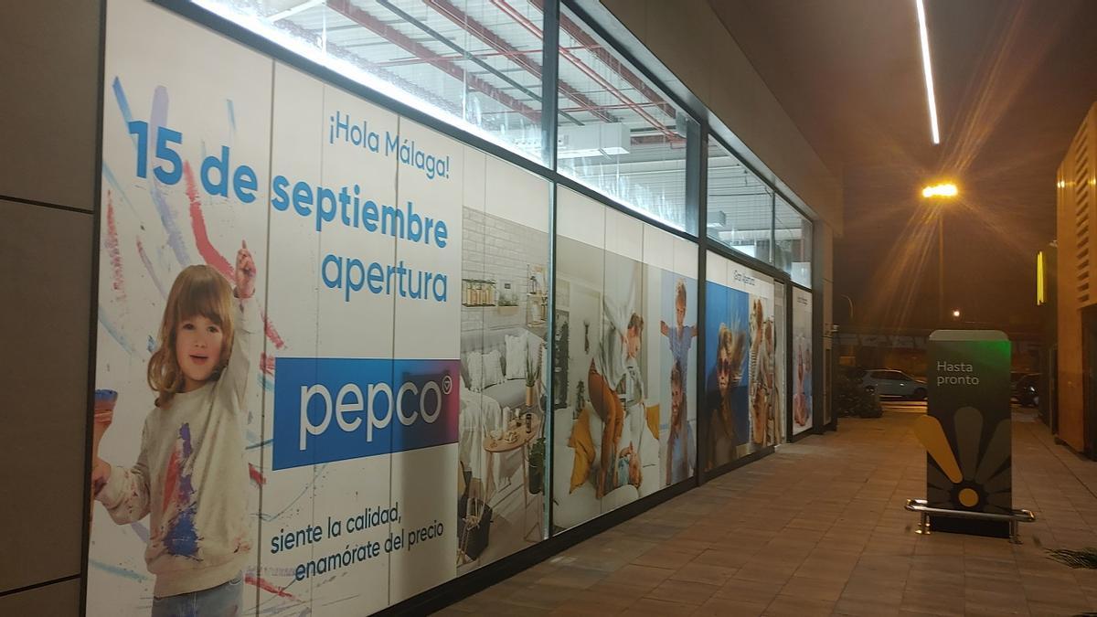 El local que ocupará Pepco en el centro comercial Los Patios, en la Carretera de Cádiz.