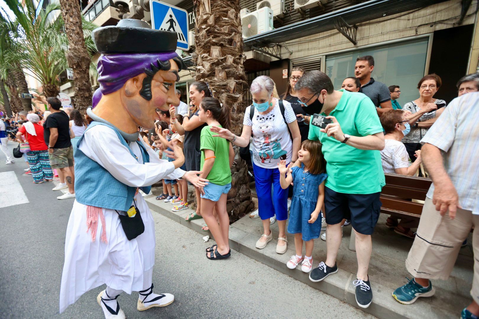 Desfile del pregón de las Hogueras 2022