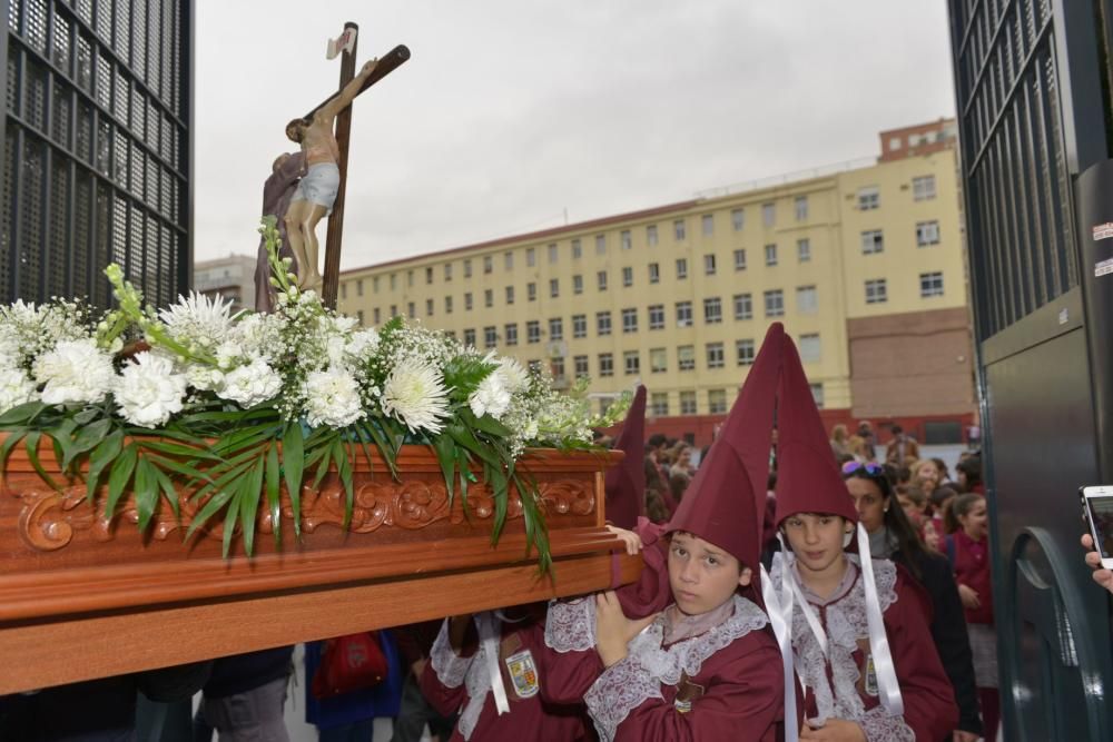 Procesión de los alumnos de Capuchinos