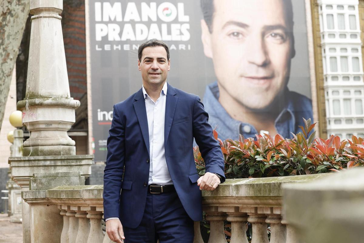 El candidato del PNV a las elecciones vascas, Imanol Pradales.