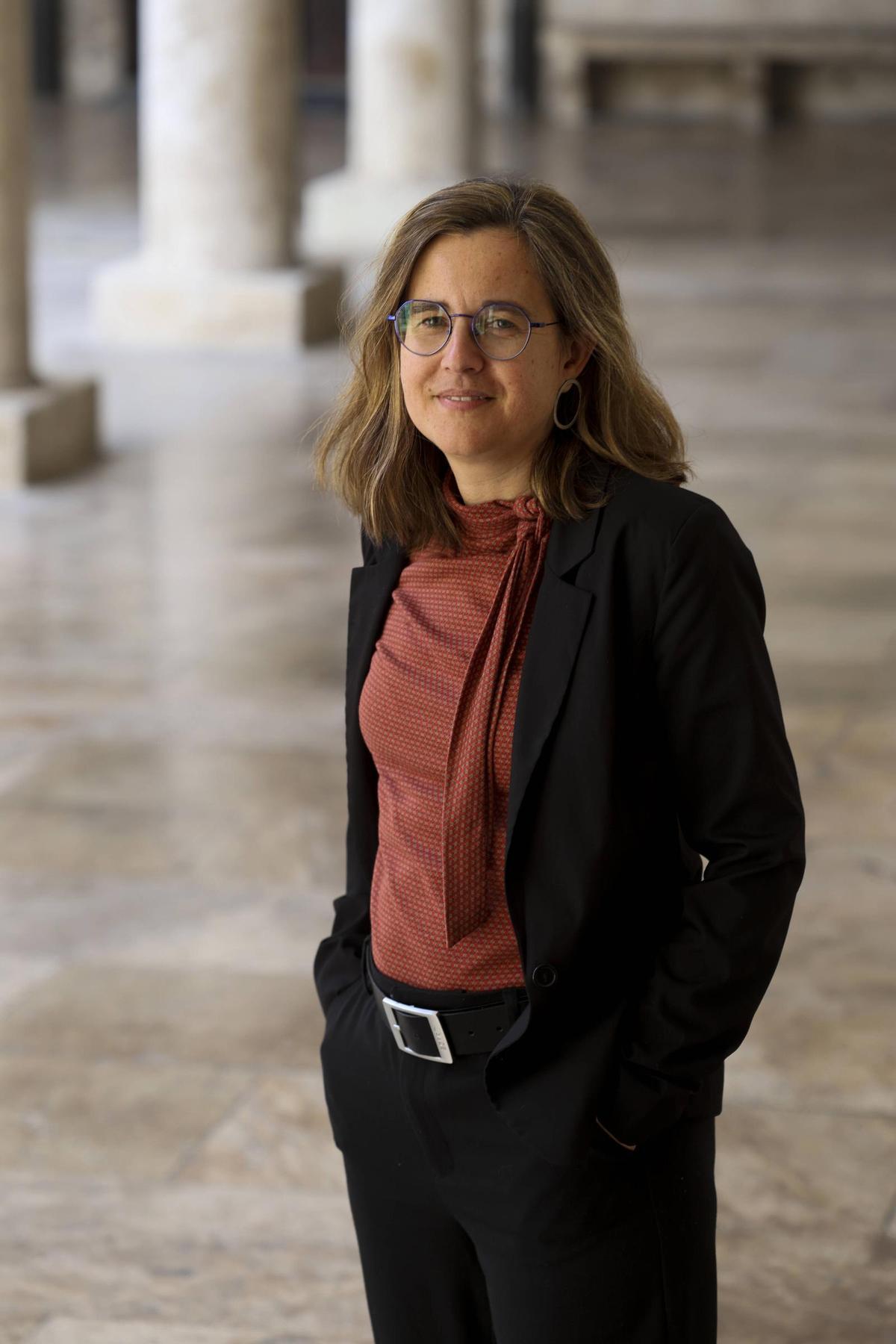 Mariona Tomàs en el Centro Cultural La Nau de la Universitat de València