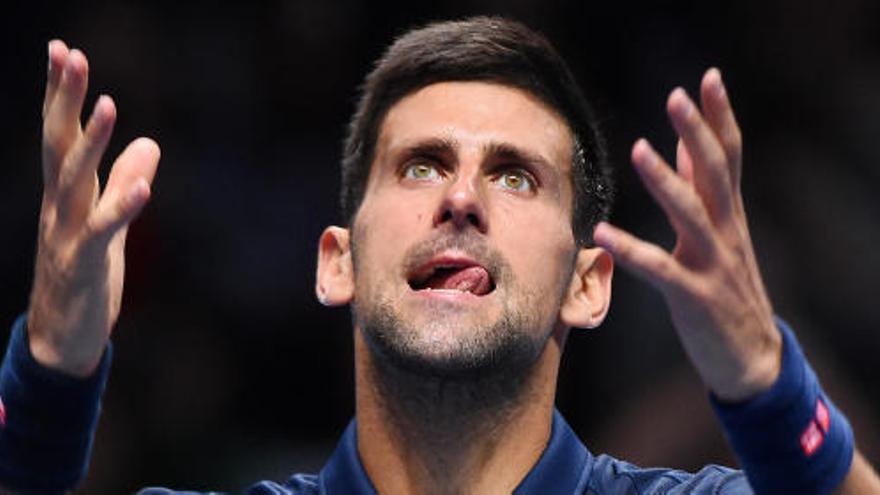 Djokovic se lamenta durante un encuentro