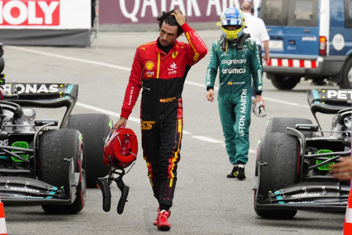 Carlos Sainz y Fernando Alonso