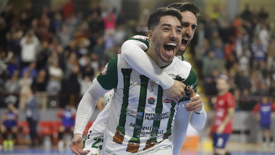 El Córdoba Futsal tira de casta para emocionar a Vista Alegre con una victoria ante el Osasuna