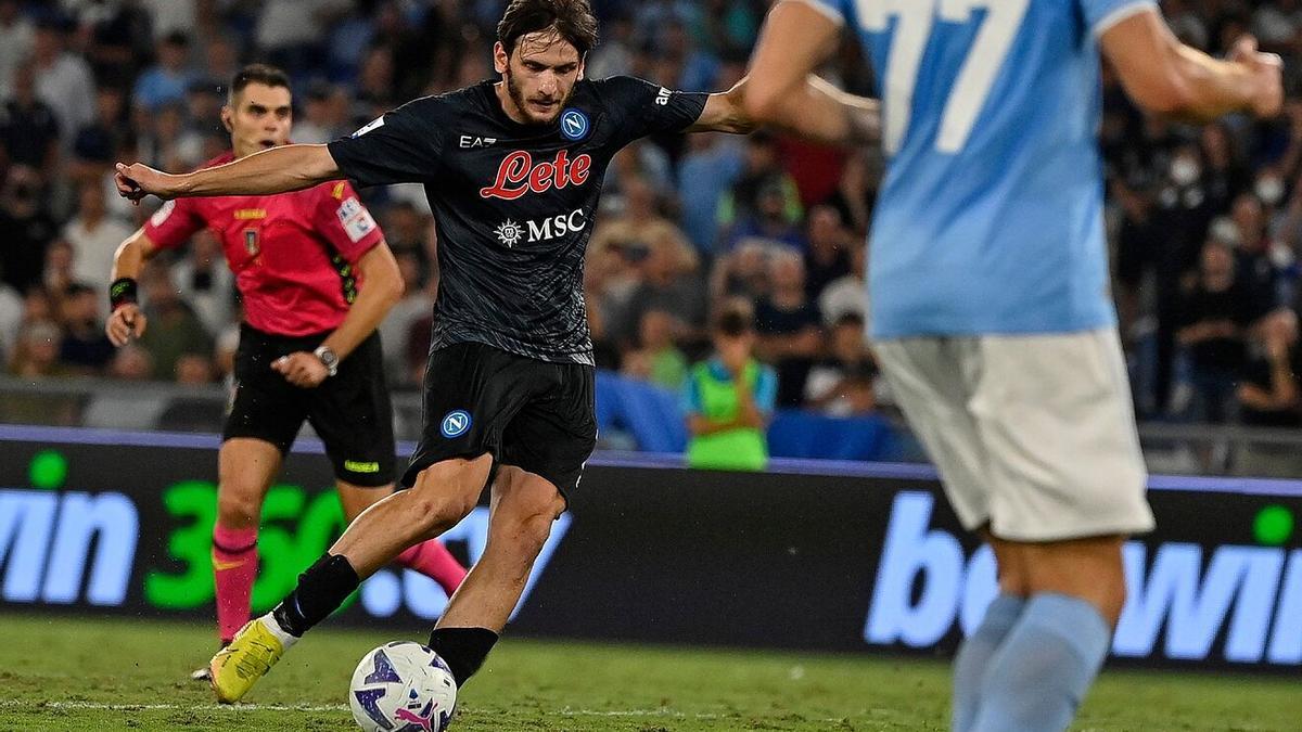 Kvaratskhelia está dando rendimiento inmediato al Napoli