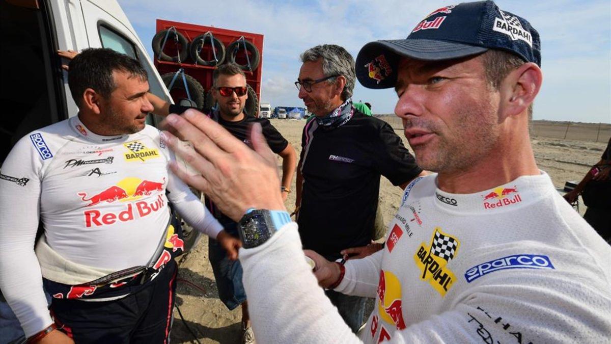 Loeb, vencedor de la sexta etapa del Dakar, en meta