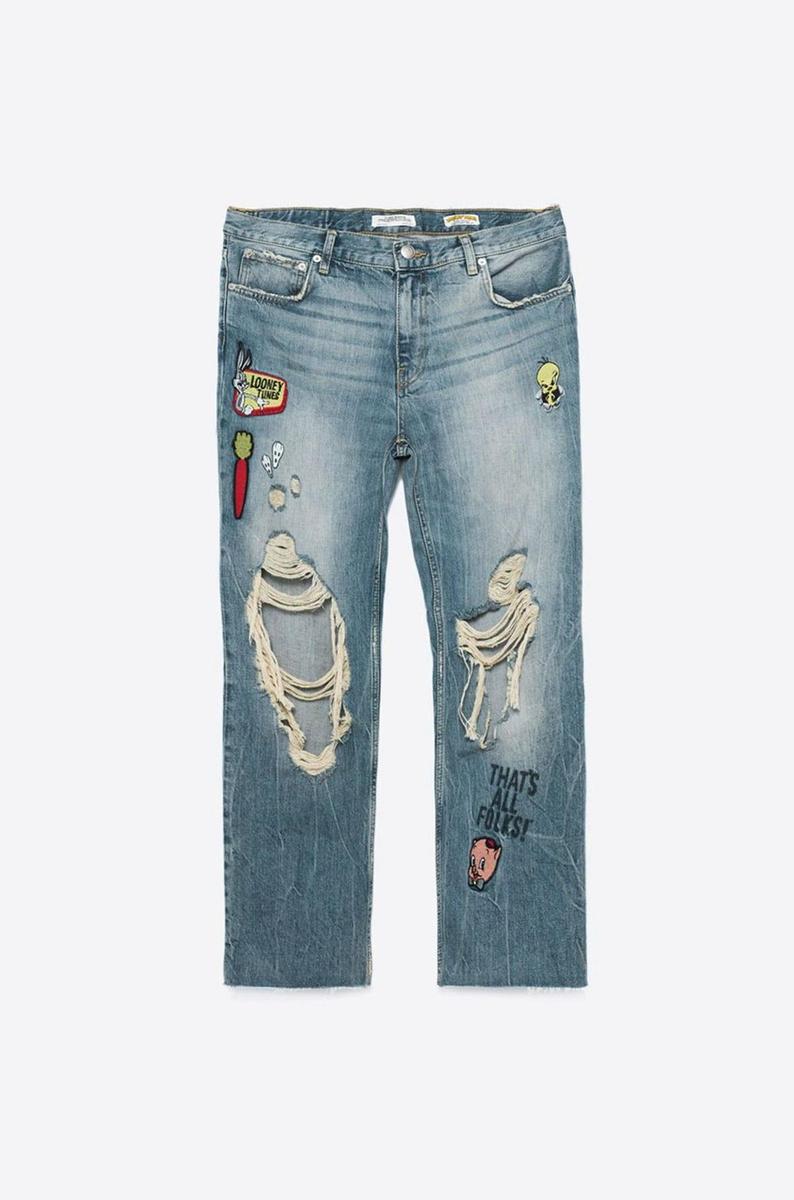 Jeans cropped (Precio: 25,99 euros)