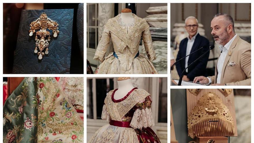 El Salón de Cristal del Ayuntamiento de València abre sus puertas a las Joyas de la Indumentaria de las Fallas