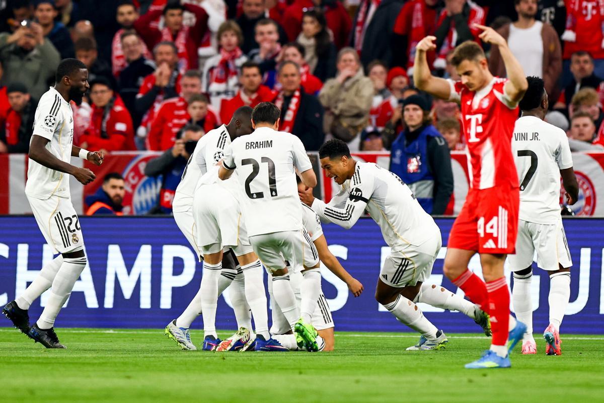 Champions League: Bayern - Real Madrid, en imágenes.