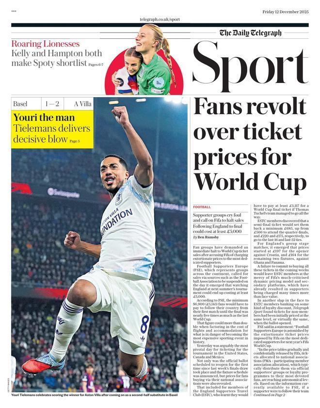 Las portadas de la prensa deportiva de hoy