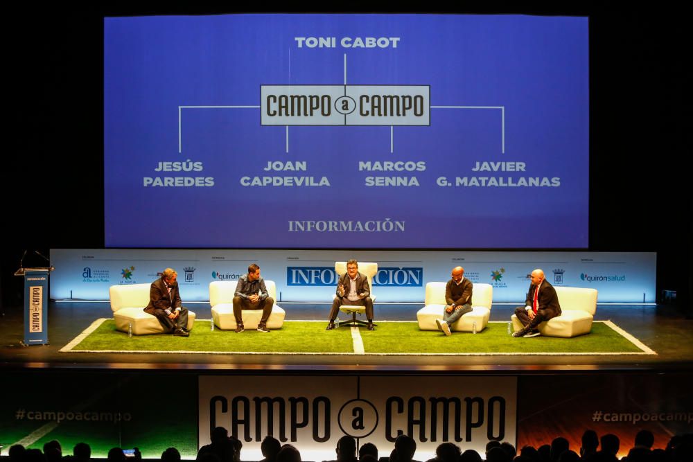 Éxito de público en la jornada con los exjugadores Joan Capdevila y Marcos Senna