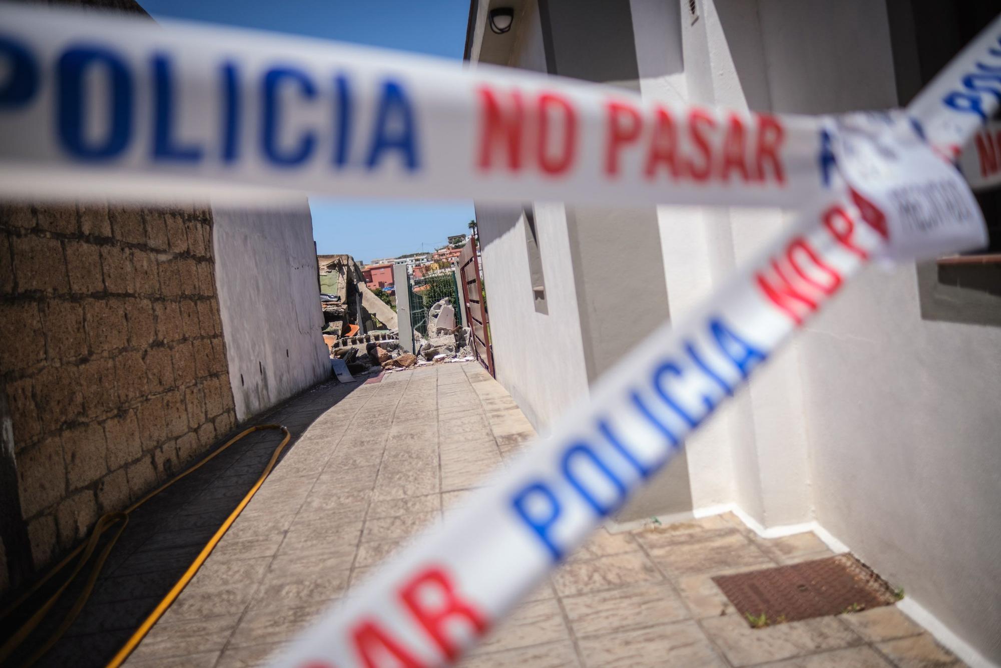 Explosión en una vivienda de La Laguna