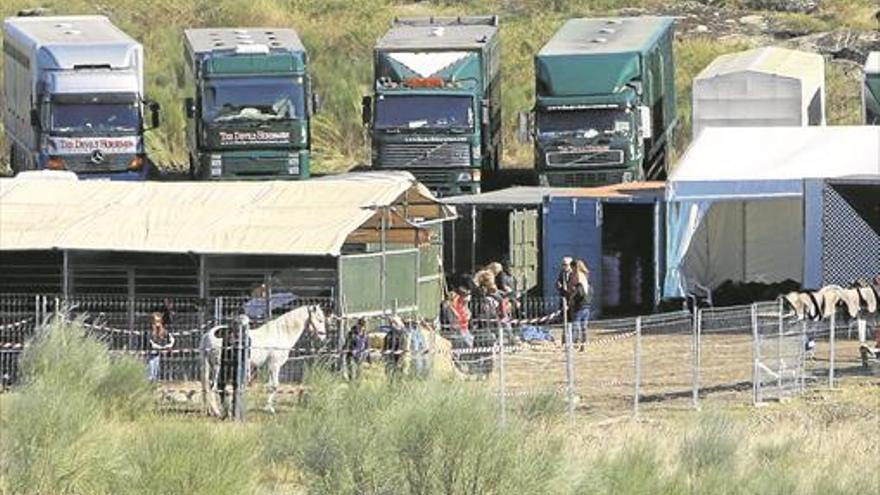 Comienzan los ensayos del rodaje de Juego de Tronos en Malpartida de Cáceres