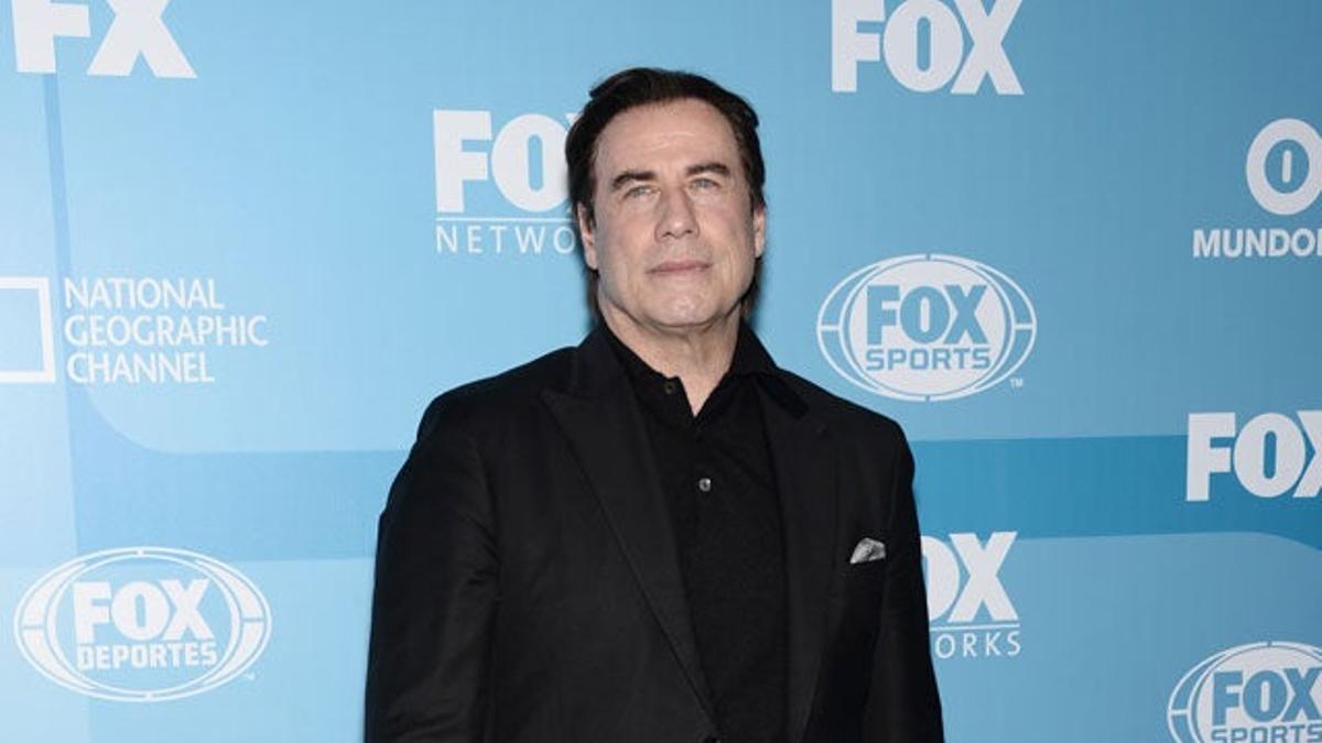 John Travolta en la fiesta de presentación de la nueva temporada de FOX