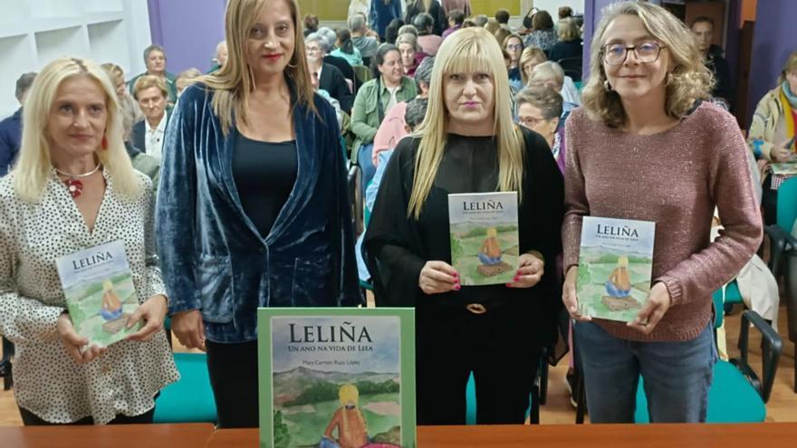 Mary Carmen Ruzo presenta su ‘Leliña’ al público de Silleda